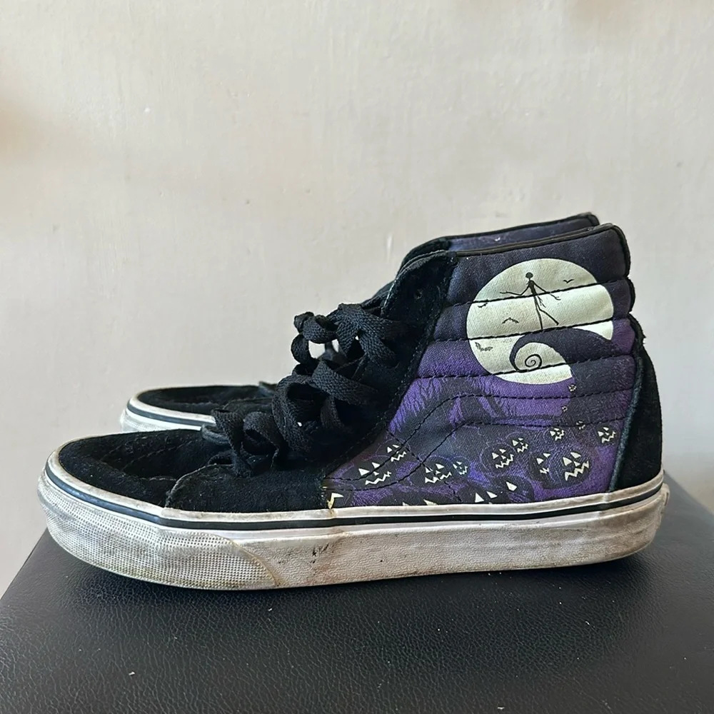 Vans Nightmare Before Christmas Sk-8 Hi Black Purple Sneakers Jack Sally Zero